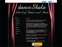 Tablet Screenshot of danceshala.com